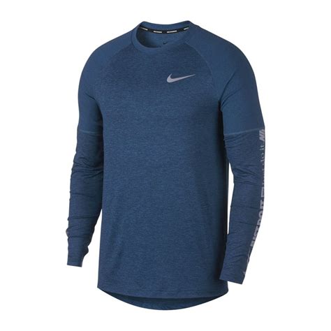 nike langen mouwen shirt donker blauw